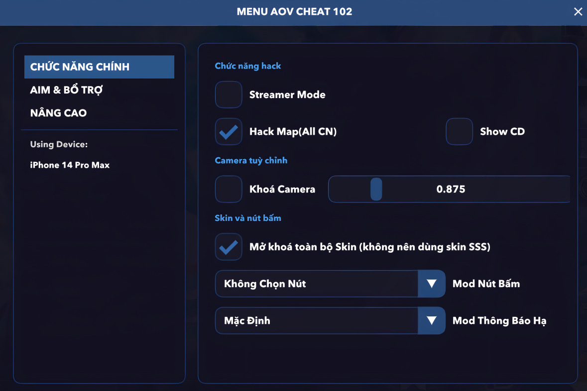 Menu Hack Map LQ V1